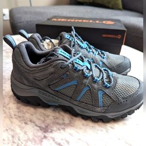 Merrell Oakcreek Waterproof Hikers Grey/ Blue